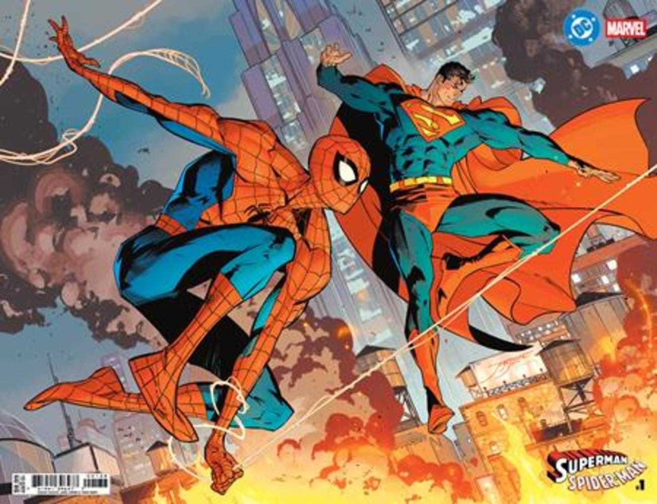 DC/Marvel Superman/Spider-Man #1 (One Shot) Cover X Jorge Jimenez Wraparound Card Stock Variant