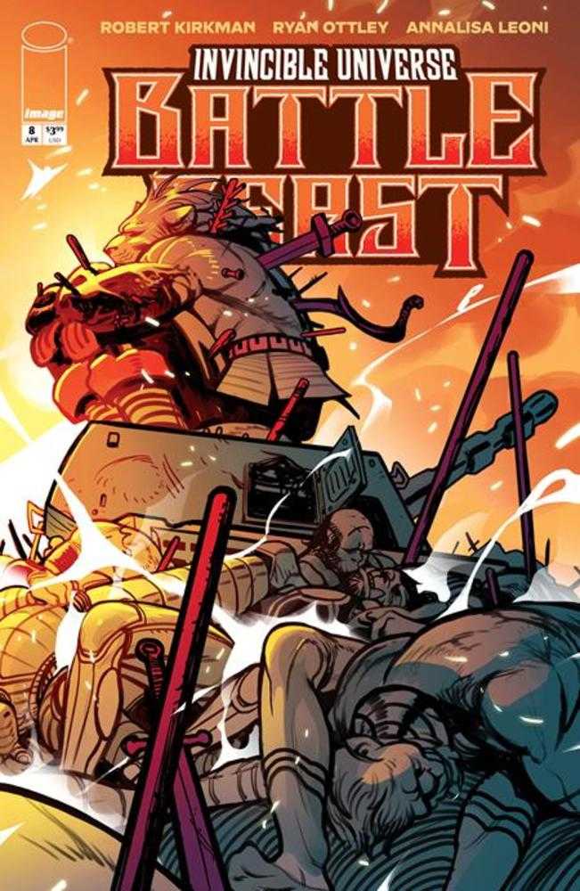 Invincible Universe Battle Beast #8 Cover E 1 in 50 Baldemar Rivas Variant