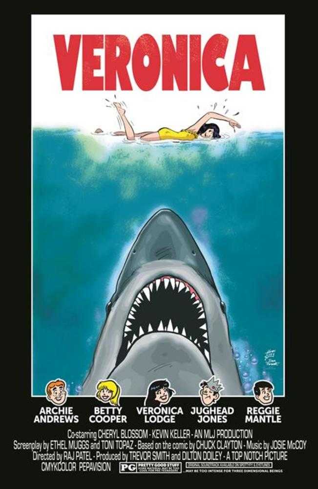 Archies TV Laugh Out #79 Facsimile Edition Cover C Veronica Movie Poster Foil Variant