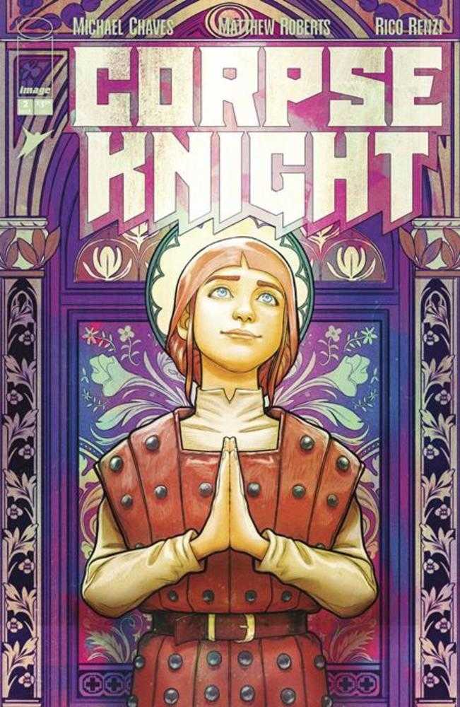 Corpse Knight #2 (Of 6) Cover D 1 in 25 Nimit Malavia Stained Glass Variant (Mature)