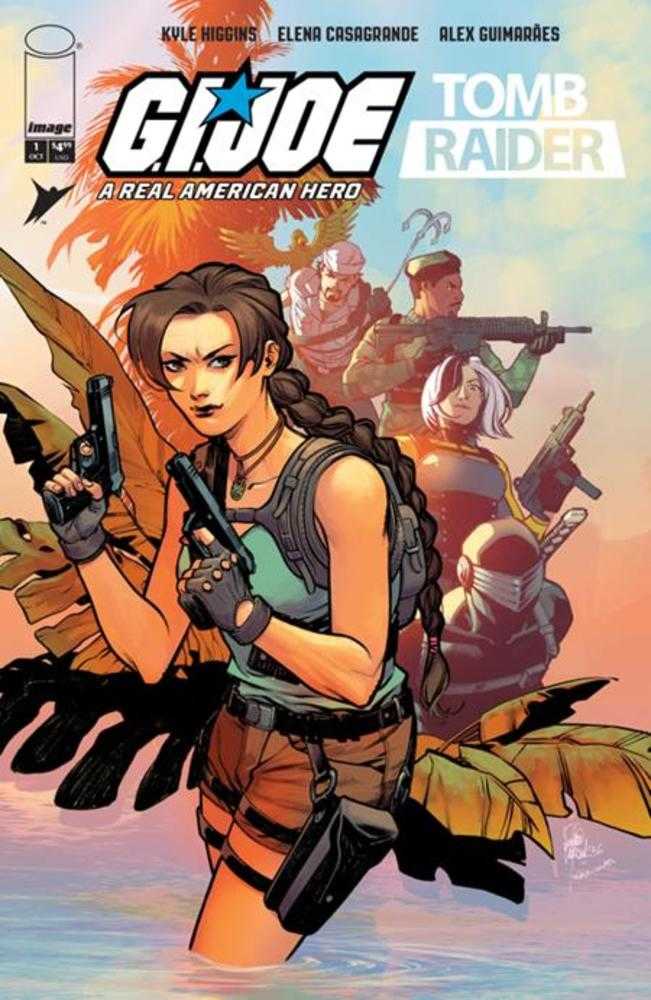 G.I. Joe A Real American Hero Tomb Raider #1 (Of 5) Cover A Elena Casagrande & Alex Guimaraes *SIGNED*