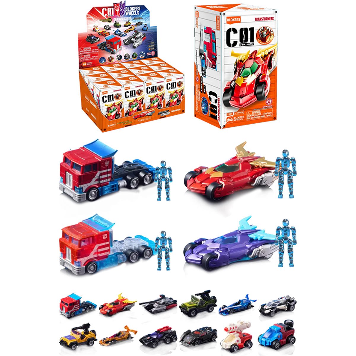Blokees Transformers Wheels C01 Blind Box