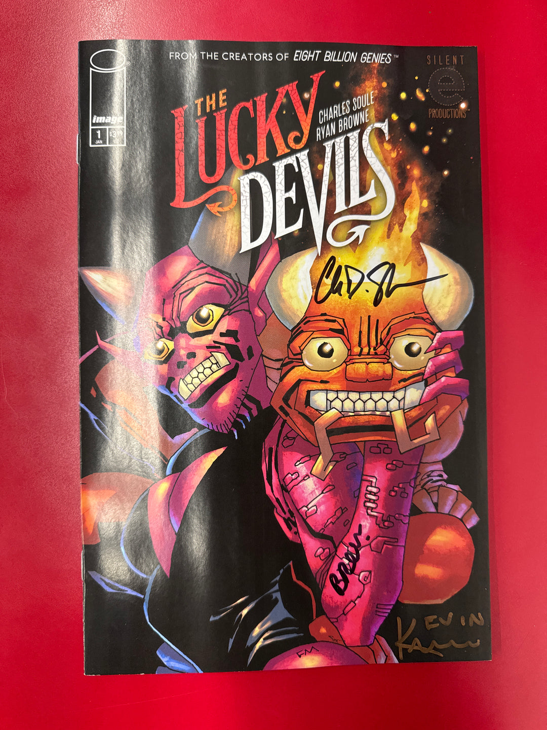 Lucky Devils #1 (Of 9) Cover B Frank Miller & Alex Sinclair Variant (Mature) TRIPLE-SIGNED!