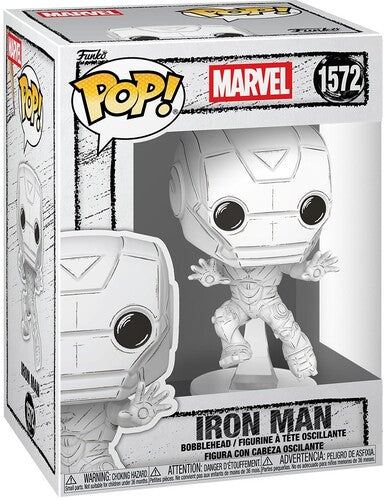 Pop Marvel Sketched Iron Man Figure