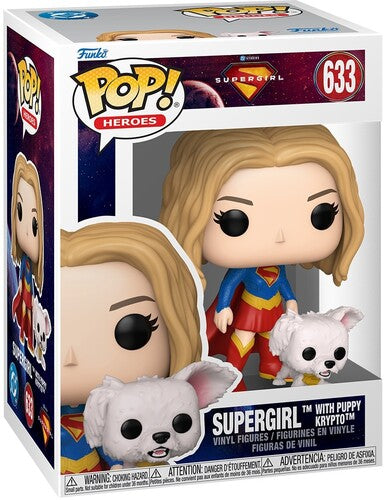 Pop Supergirl with Puppy Krypto