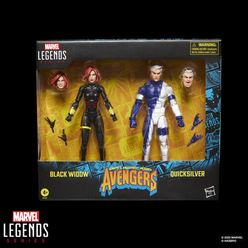Marvel Legends Black Widow & Quicksilver (Avengers The Crossing) 2-Pack
