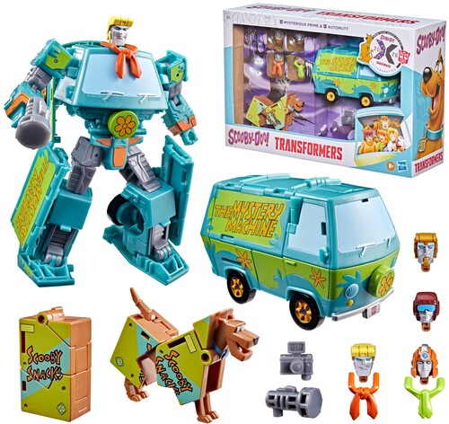 Transformers X Scooby-Doo Mysterious Prime & Automutt