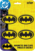 Batman Magnetic Bag Clips (4 Pack)