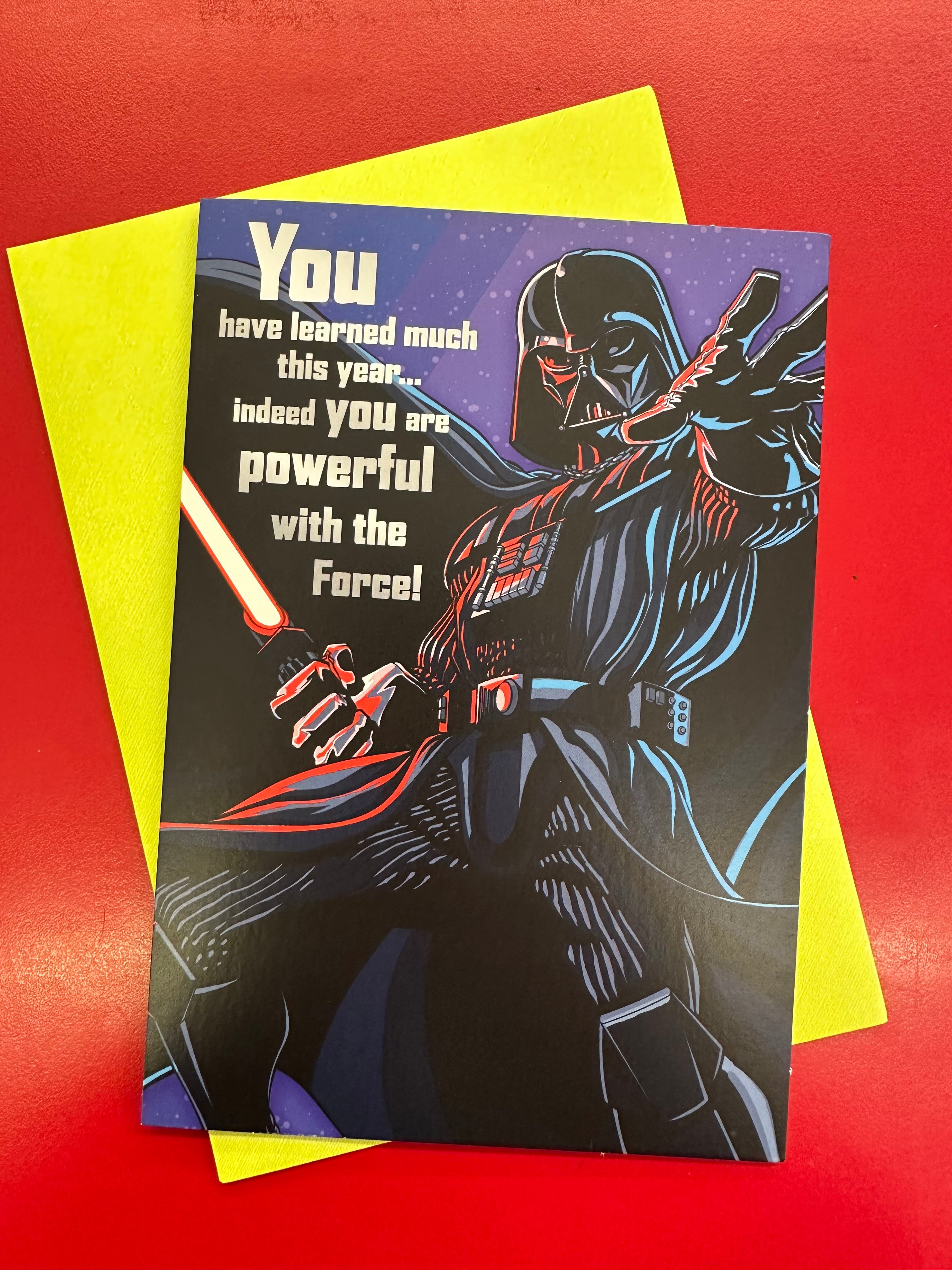 Darth Vader Birthday Card