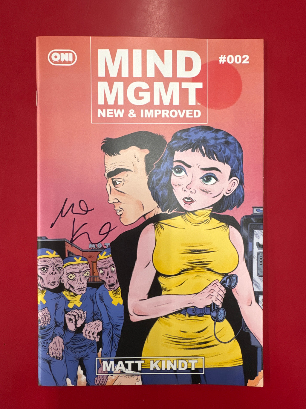 Mind Mgmt New & Improved #2 Cover B Jasper Jubenvill Variant *SIGNED*