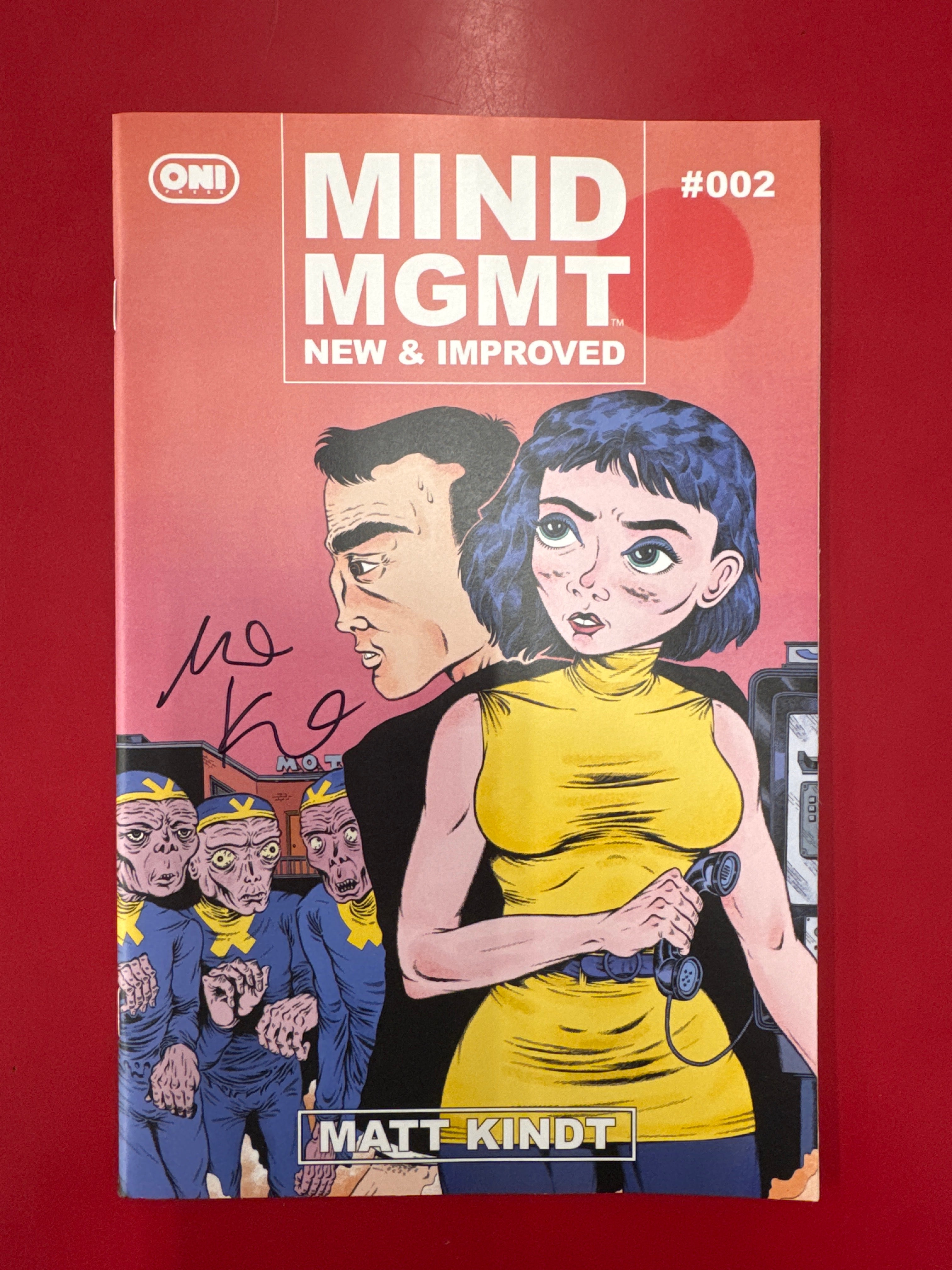 Mind Mgmt New & Improved #2 Cover B Jasper Jubenvill Variant *SIGNED*