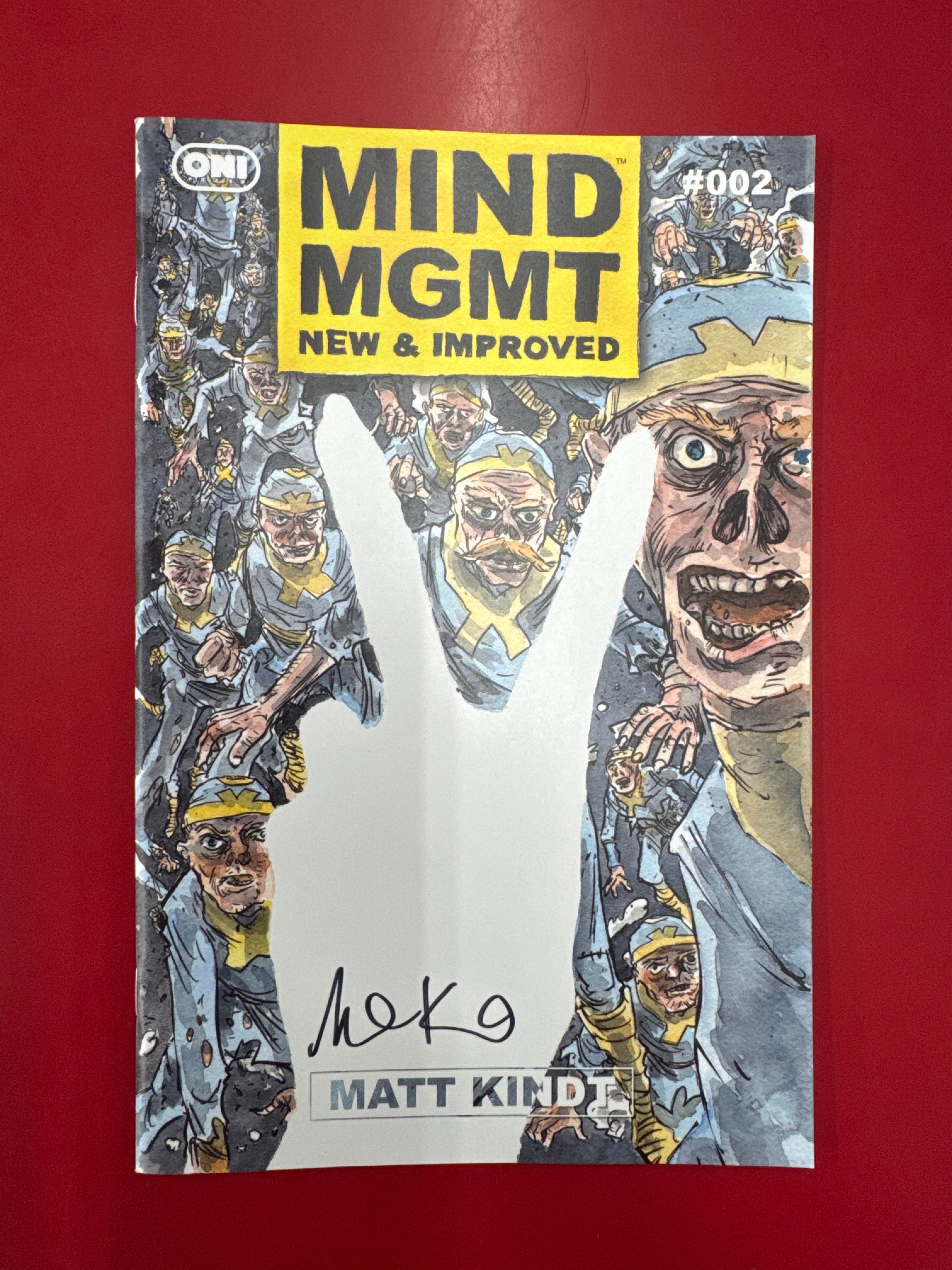 Mind Mgmt New & Improved #2 Cover A Matt Kindt *SIGNED*