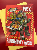 TMNT Birthday Card