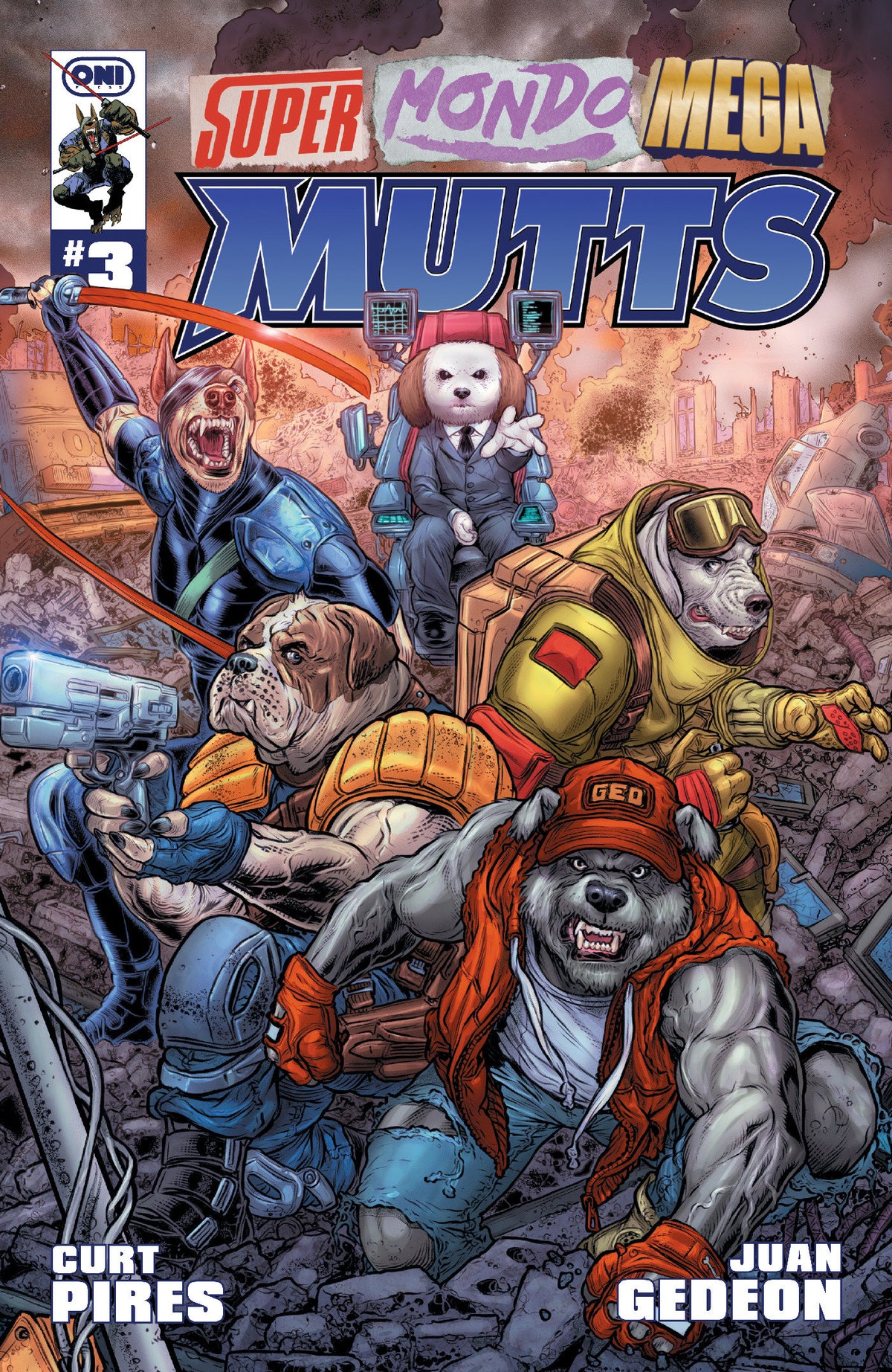 Super Mondo Mega Mutts #3 Cover C Juan Jose Ryp