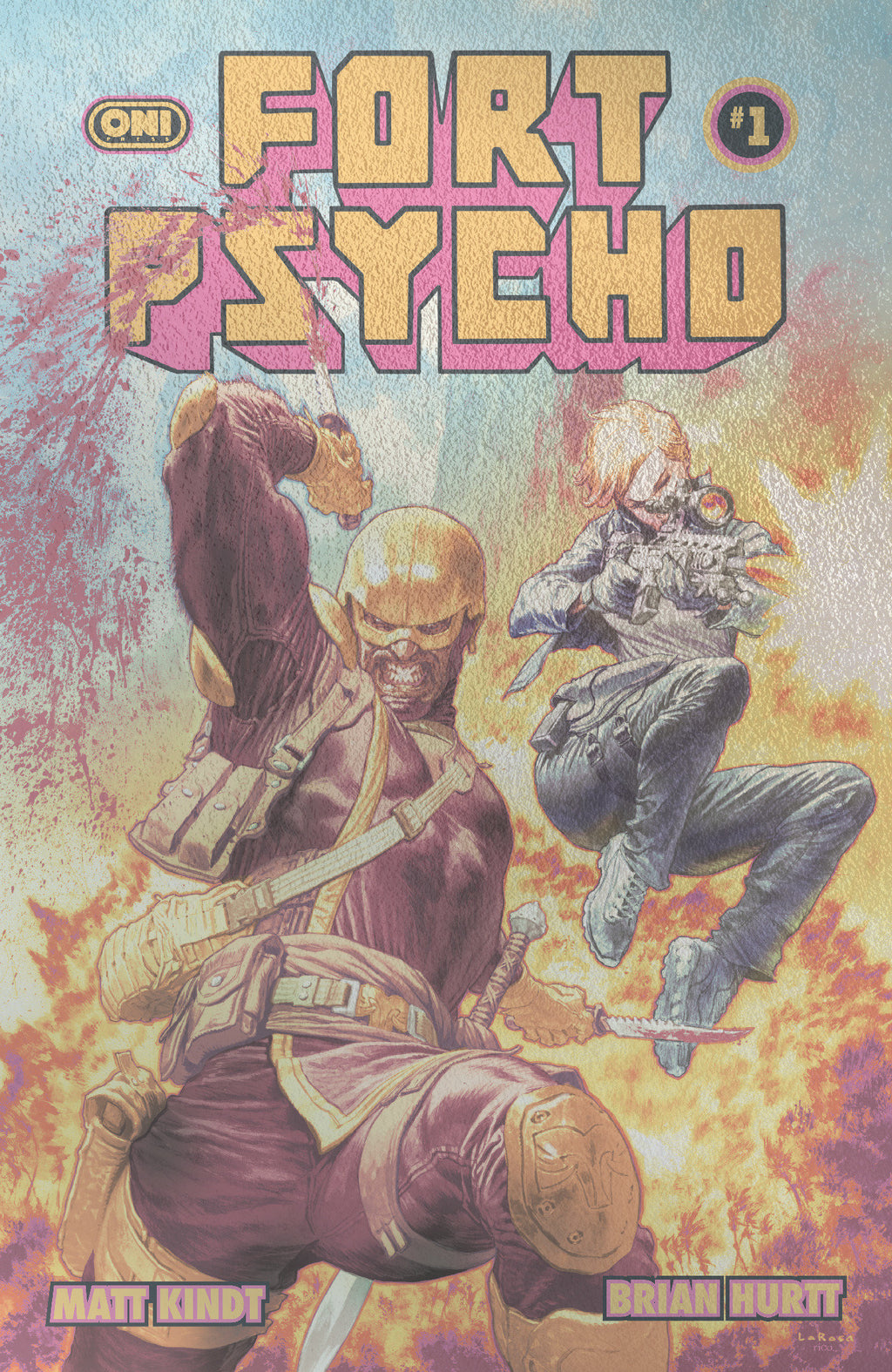 Fort Psycho #1 Cover F Lewis Larosa Foil Variant *DOUBLE-SIGNED*