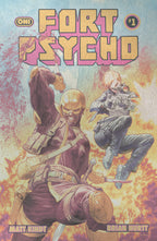 Fort Psycho #1 Cover F Lewis Larosa Foil Variant *DOUBLE-SIGNED*