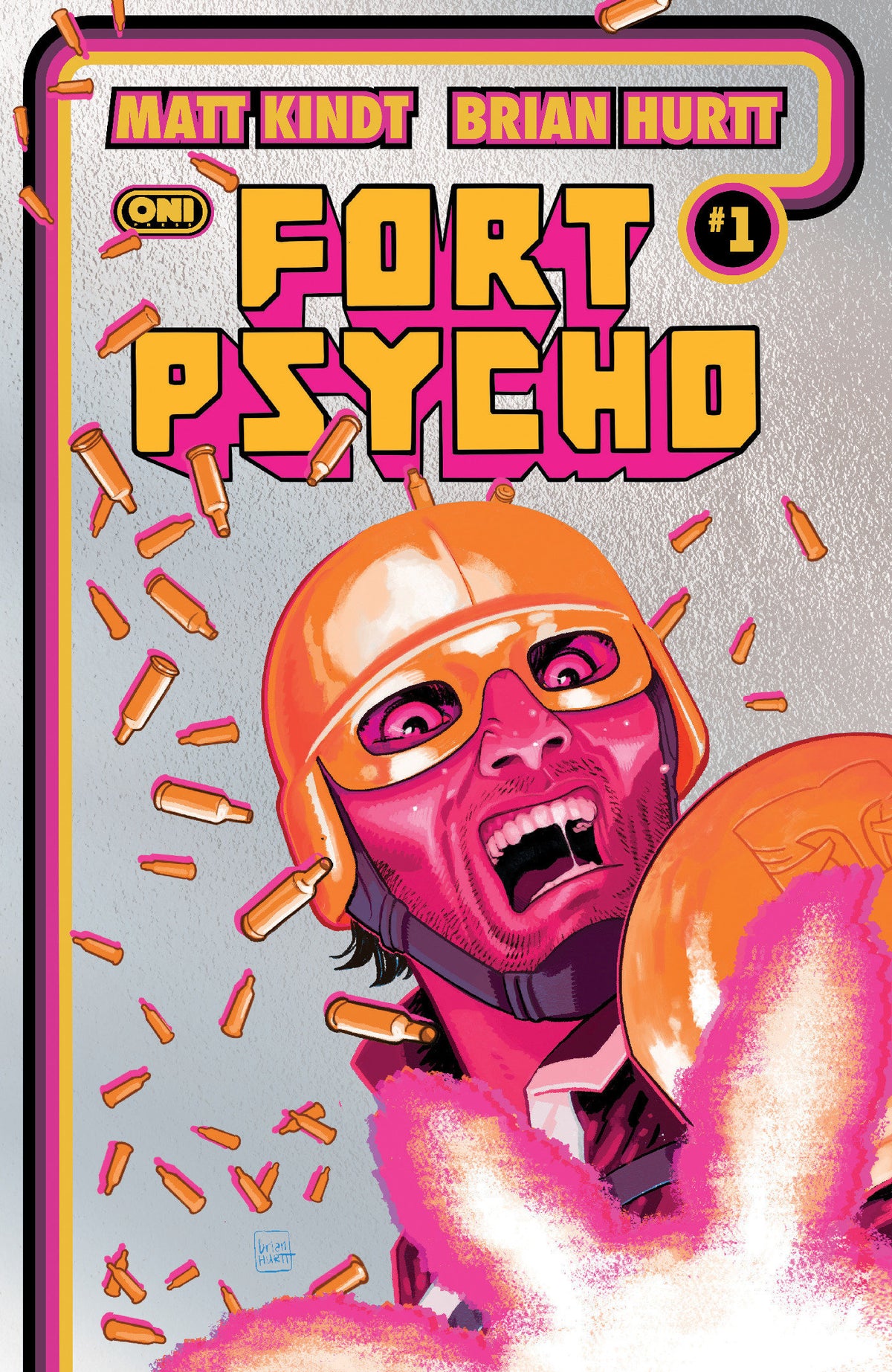 Fort Psycho #1 Cover K 1 in 125 Brian Hurtt Metal Variant