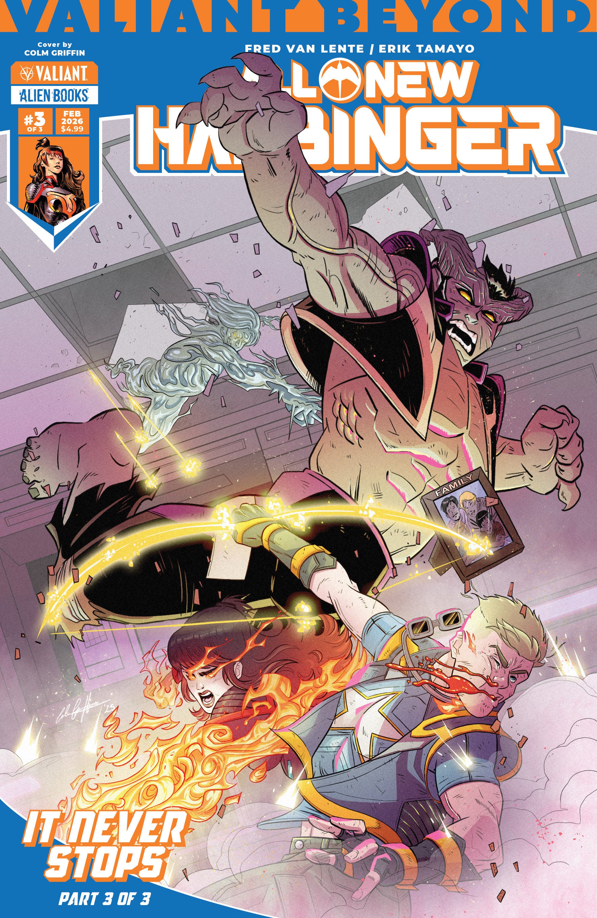 Valiant Beyond All New Harbinger #6 Cover A Griffin