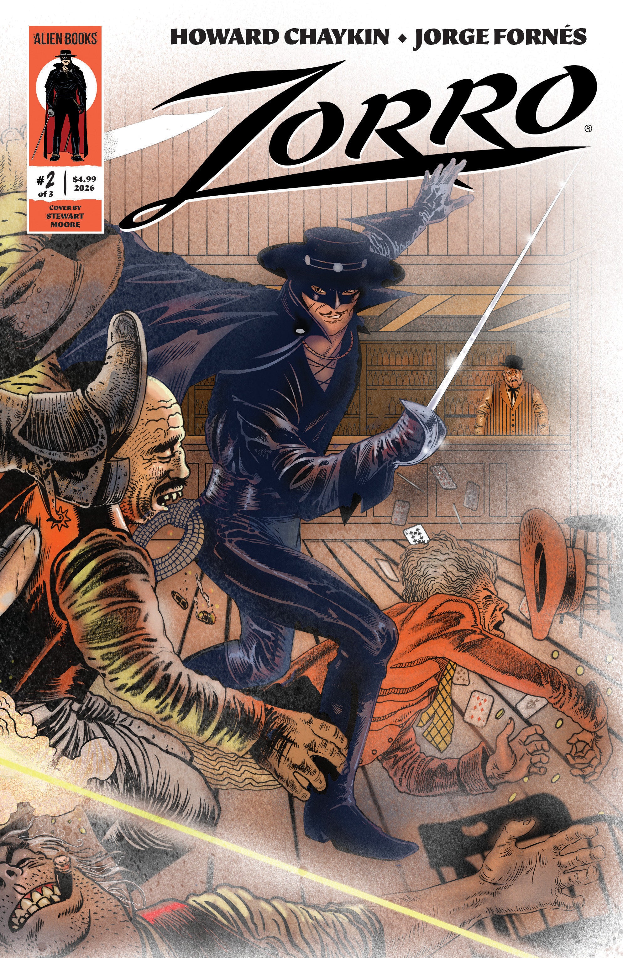 Zorro #2 Cover A Moore Wraparound