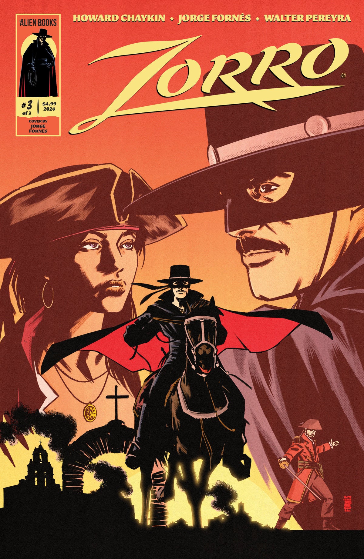 Zorro #3 Cover A Fornés