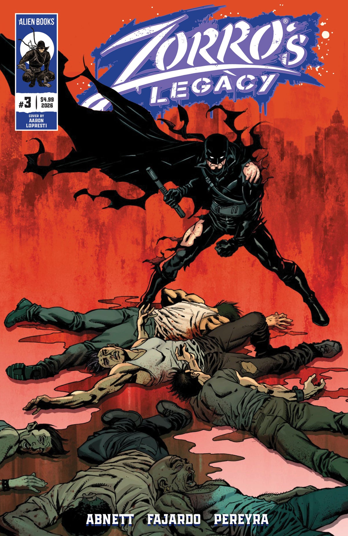 Zorros Legacy #3 Cover A Lopresti