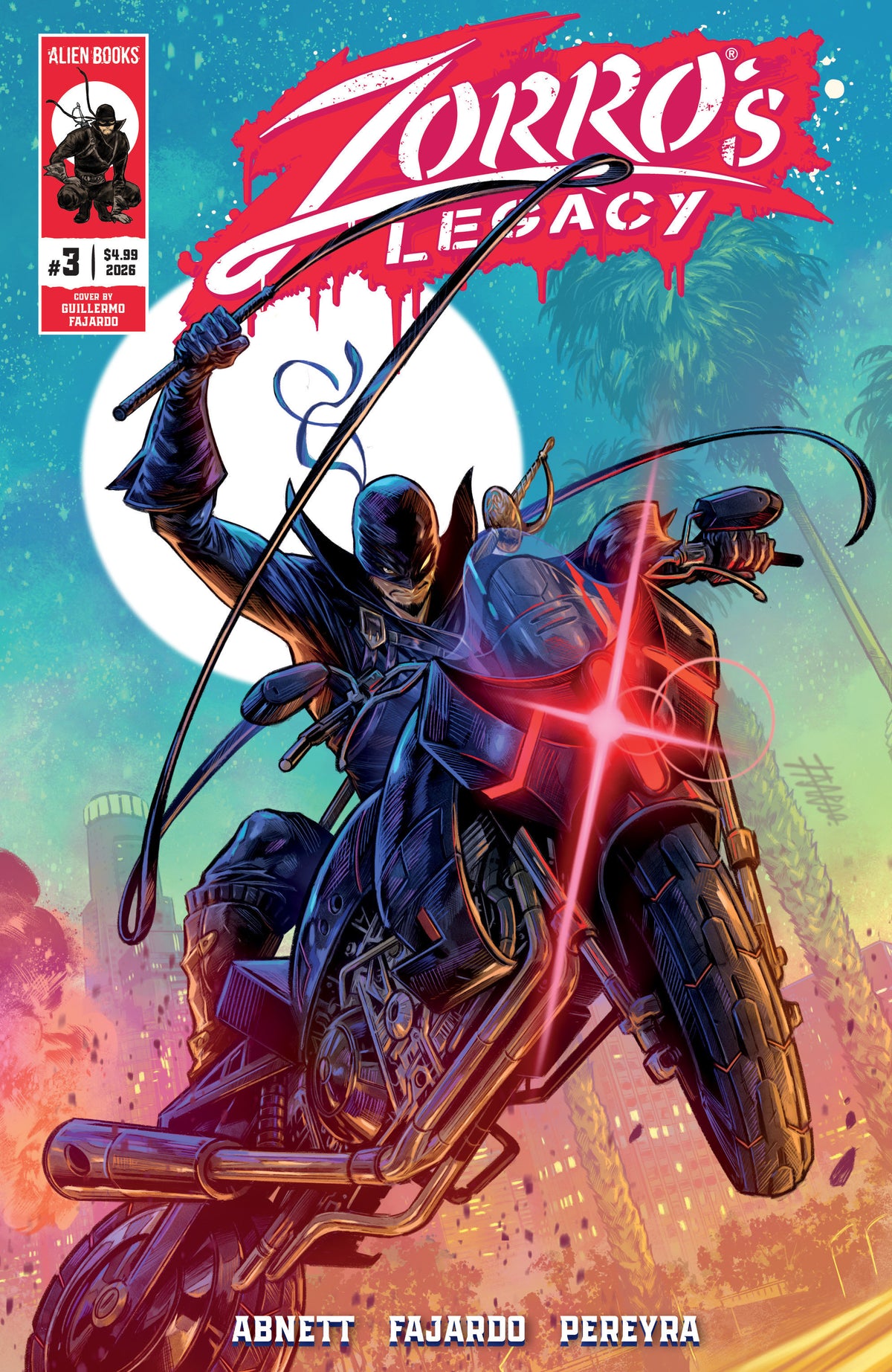 Zorros Legacy #3 Cover C Fajardo
