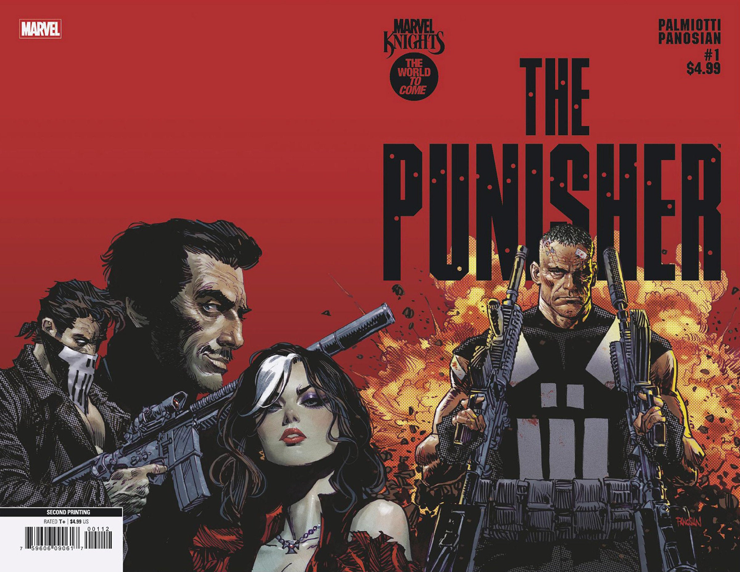 Marvel Knights Punisher #1 Dan Panosian 2nd Printing Variant