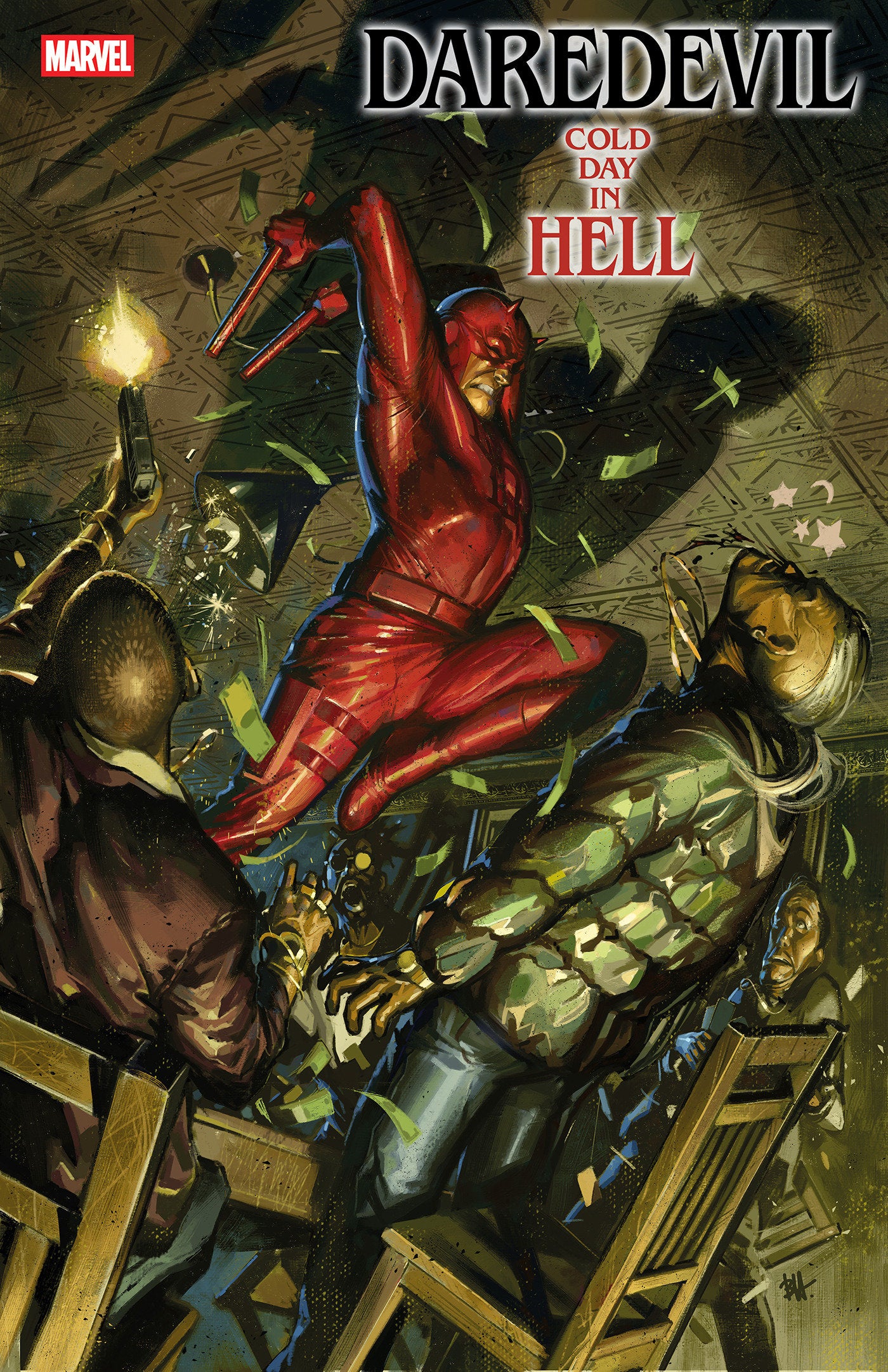 Daredevil Cold Day In Hell #1 25 Copy Ben Harvey Variant