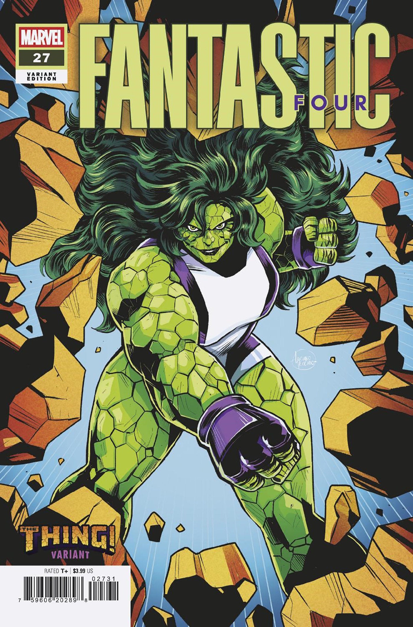 Fantastic Four #27 Luciano Vecchio The Thing Variant