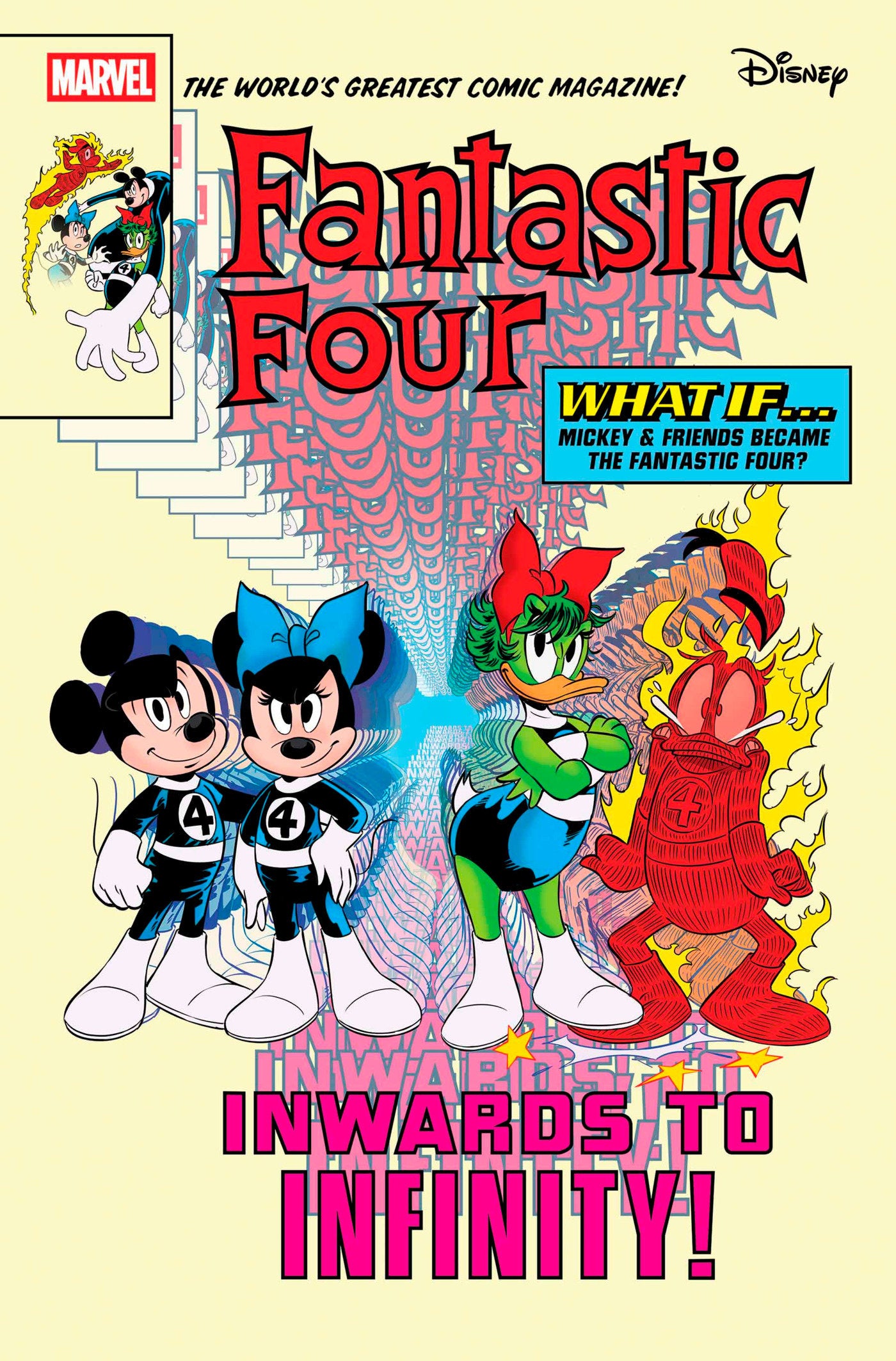 Fantastic Four #33 Giulia Lomurno Disney What If Fantastic Four Homage Variant