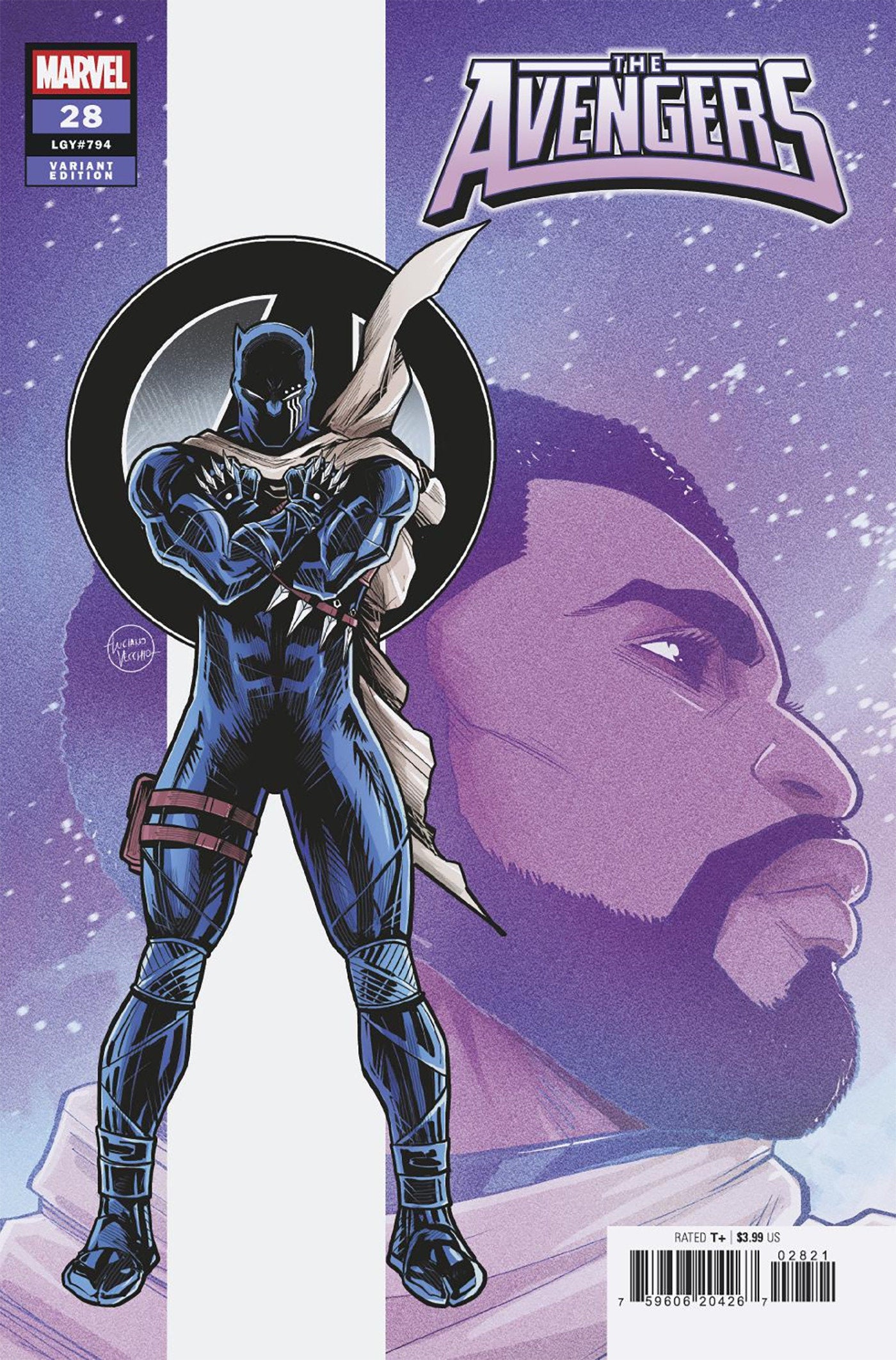 Avengers #28 Luciano Vecchio Black Panther Variant