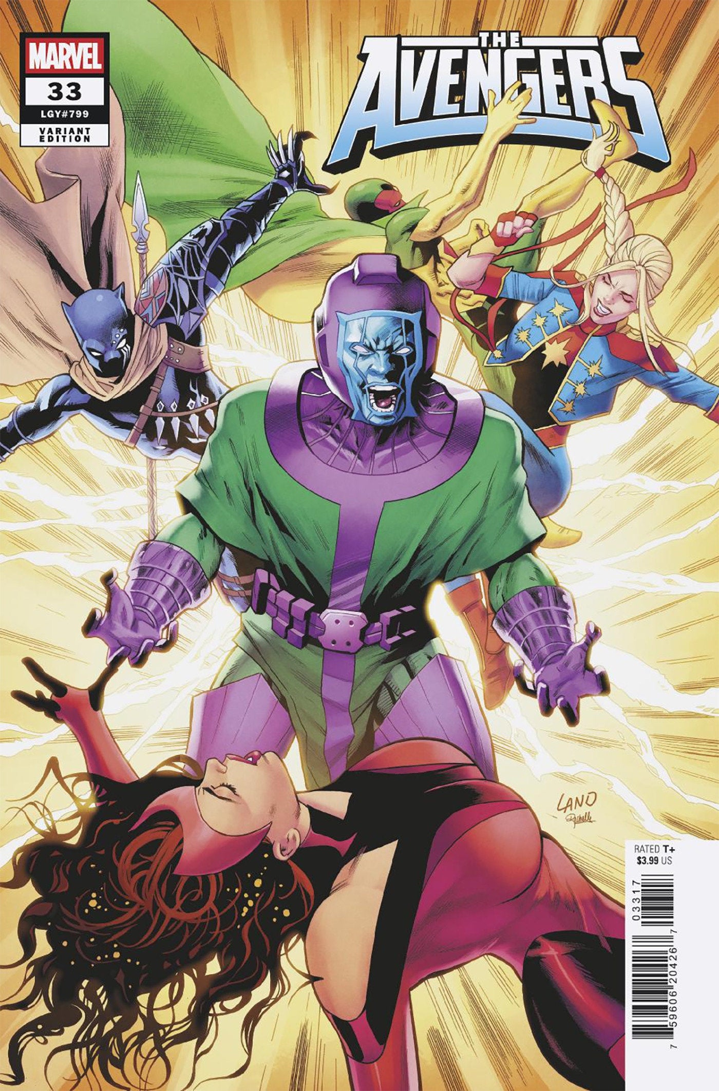 Avengers #33 25 Copy Greg Land Variant