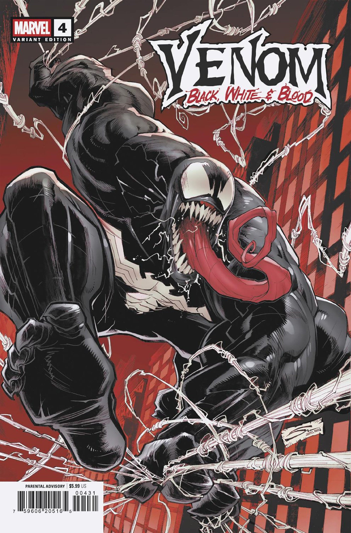 Venom Black White Blood #4 Gerardo Sandoval Variant