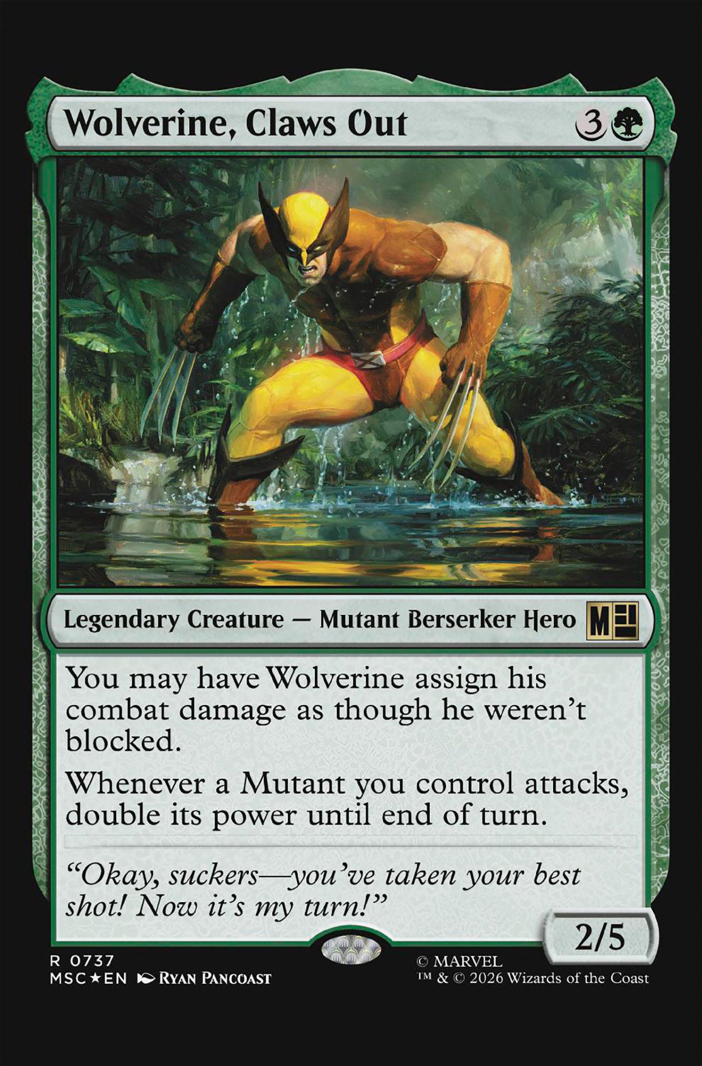 Wolverine #22 Magic The Gathering Variant