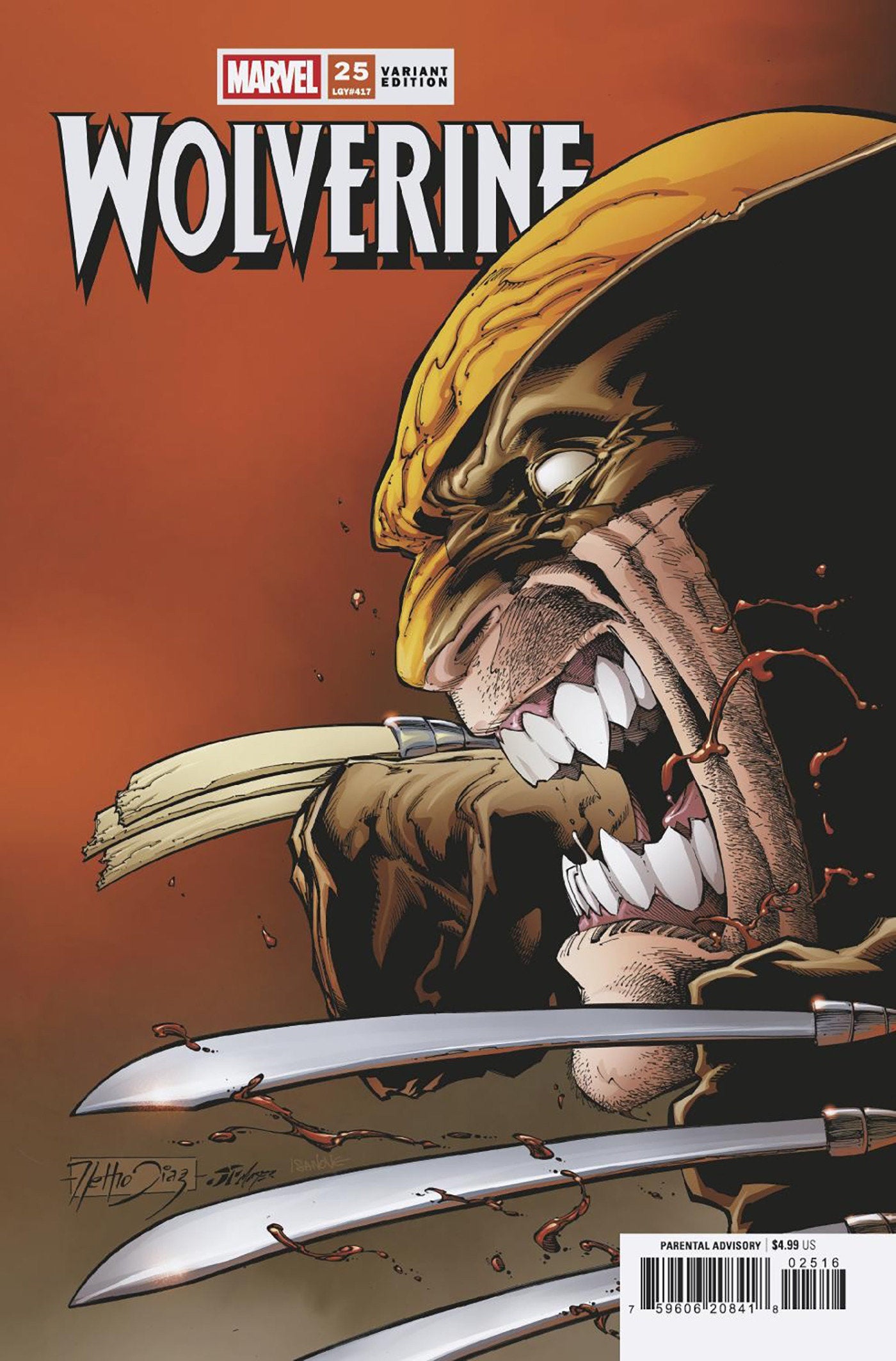 Wolverine #25 Netho Diaz 25 Copy Variant