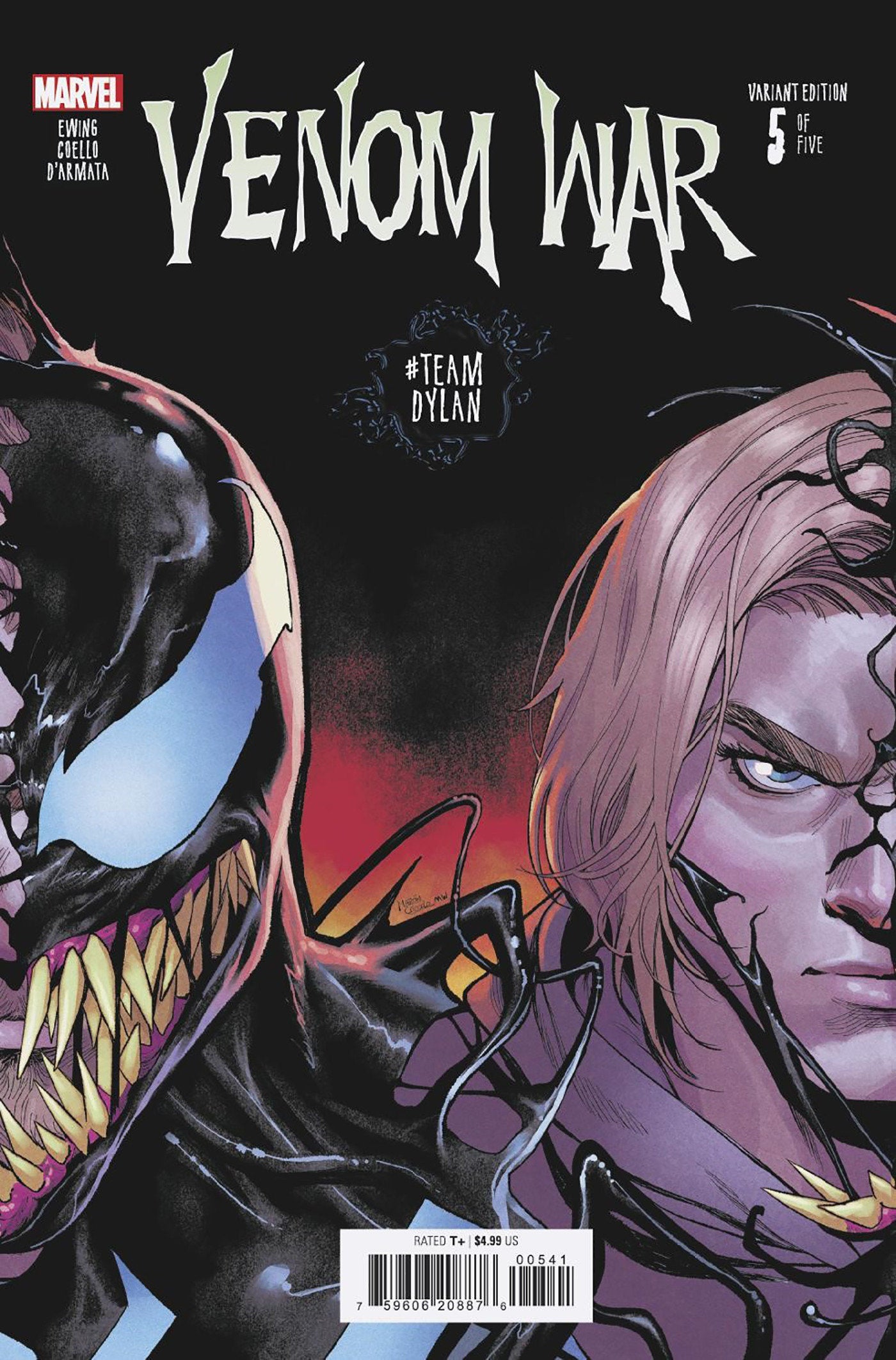 Venom War #5 Martin Coccolo Team Dylan Variant