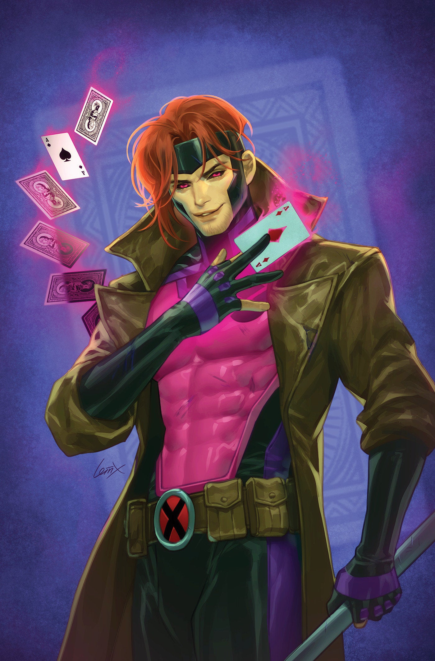Uncanny X-Men #27 Leirix 50 Copy Gambit Full Art Variant