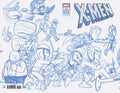 X-Men #14 50 Copy Chris Giarrusso Marvel Universe Connecting Blue Line Sketch Wrap Variant G