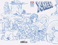 X-Men #15 50 Copy Chris Giarrusso Marvel Universe Connecting Blue Line Sketch Wrap Variant O