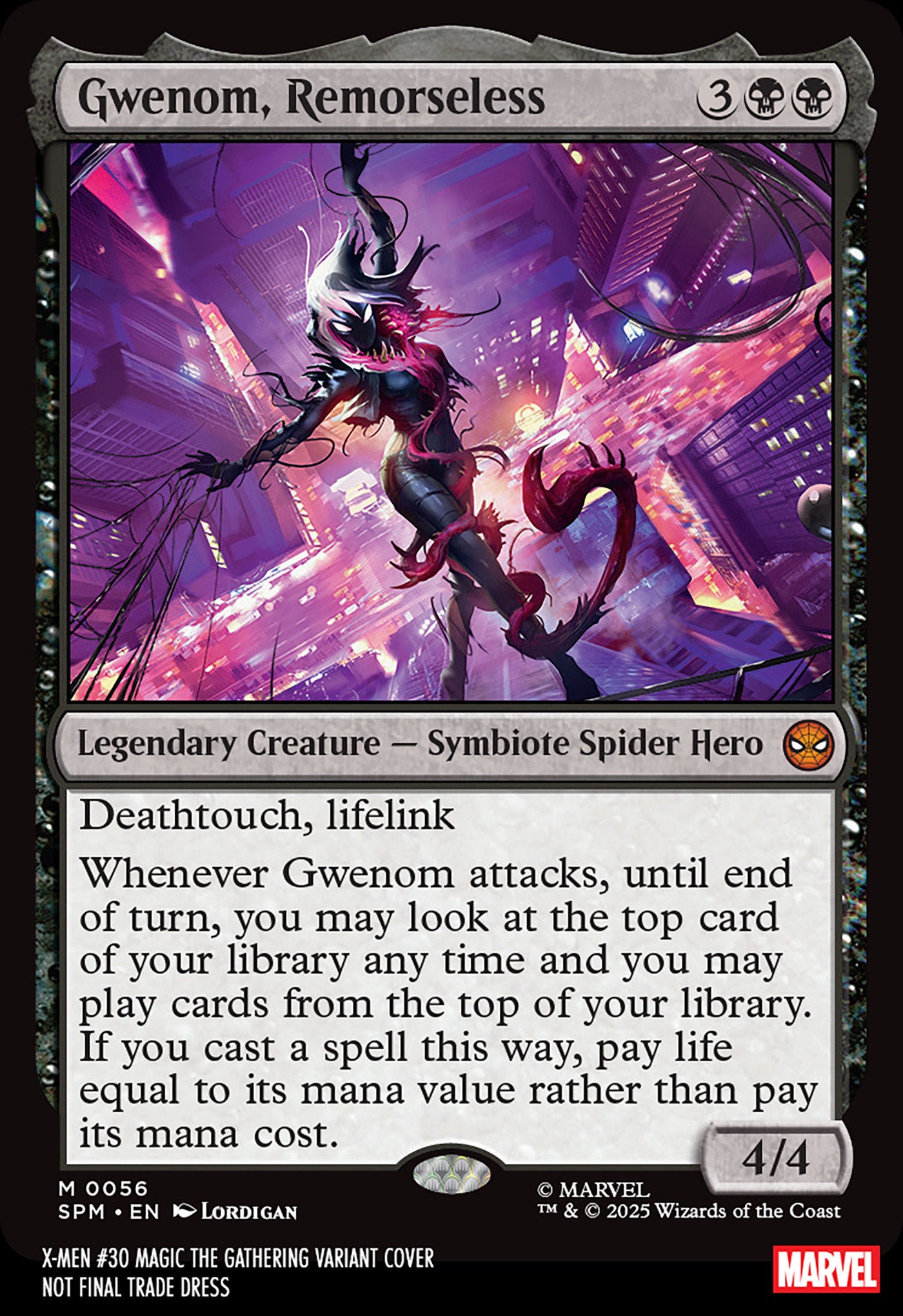 X-Men #30 Lordigan Magic The Gathering Variant