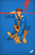 X-Men #33 David Nakayama Color Block Blue 50 Copy Full Art Variant