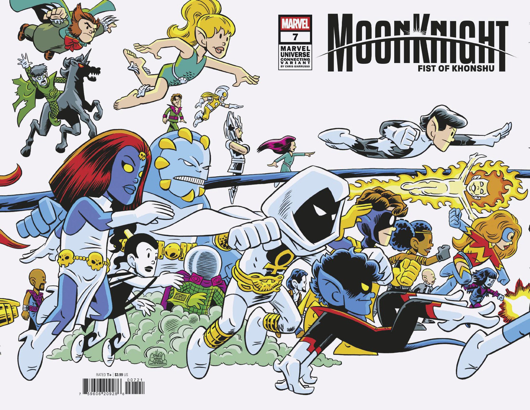 Moon Knight Fist Of Khonshu #7 Chris Giarrusso Marvel Universe Connecting Wrap Variant I