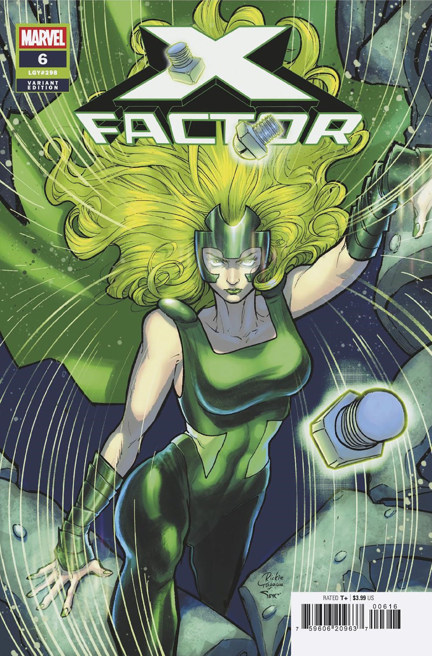 X-Factor #6 25 Copy Variant Edition Rickie Yagawa Variant