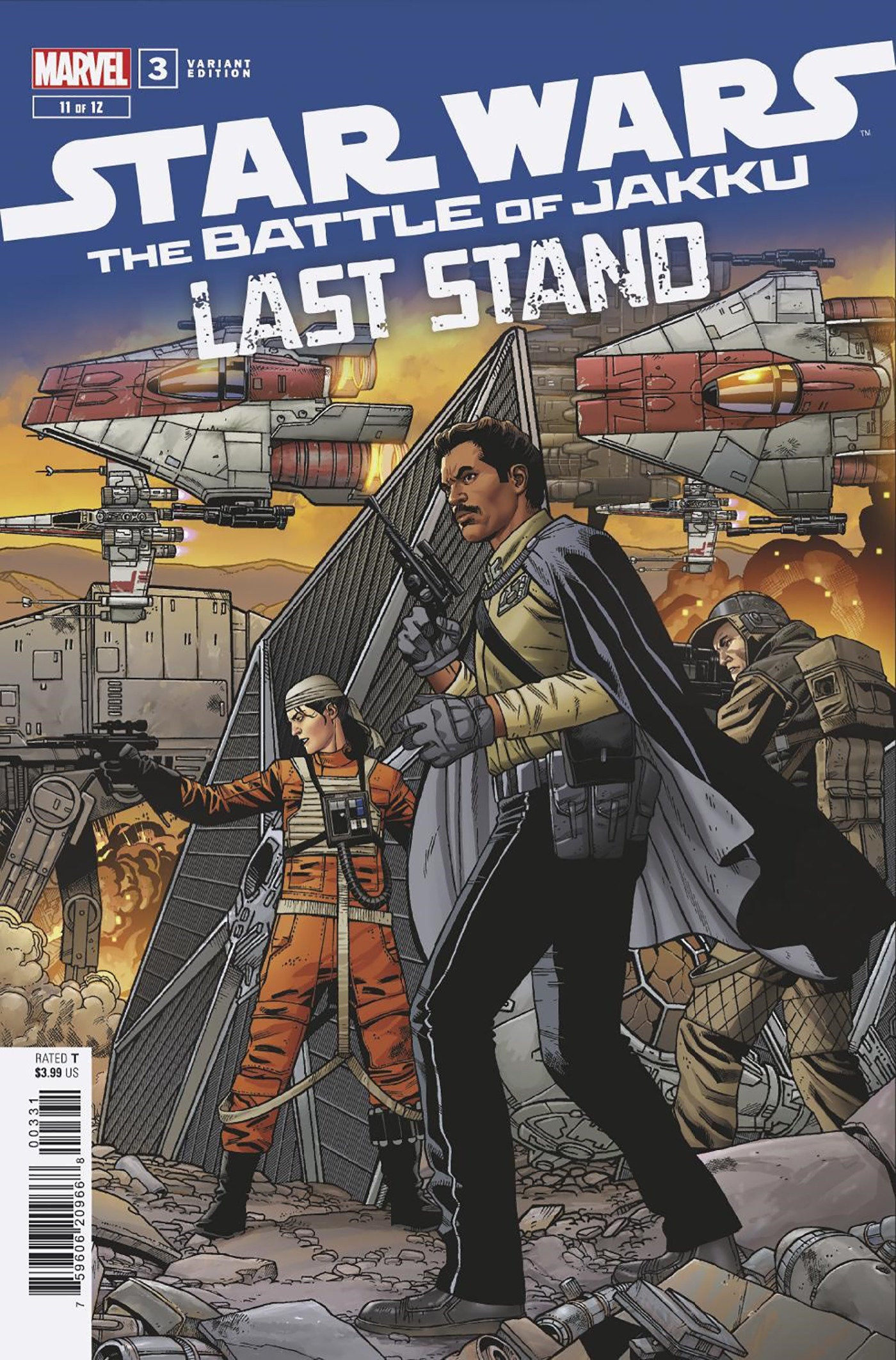 Star Wars Battle Of Jakku Last Stand #3 (Of 4) Rosanas Variant