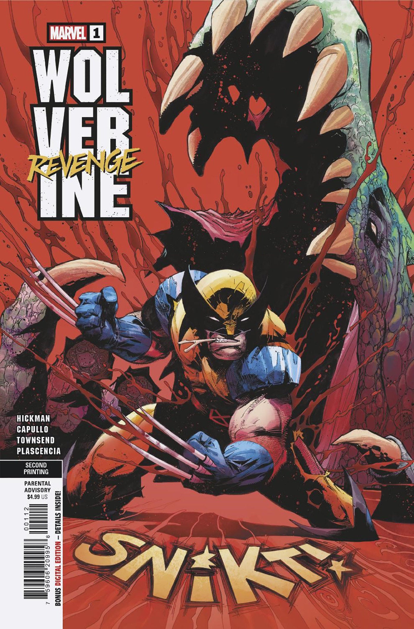 Wolverine Revenge #1 Adam Kubert 2nd Print Variant