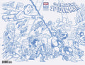 Amazing Spider-Man #2 50 Copy Chris Giarrusso Marvel Universe Connecting Blue Line Sketch Wrap Variant L