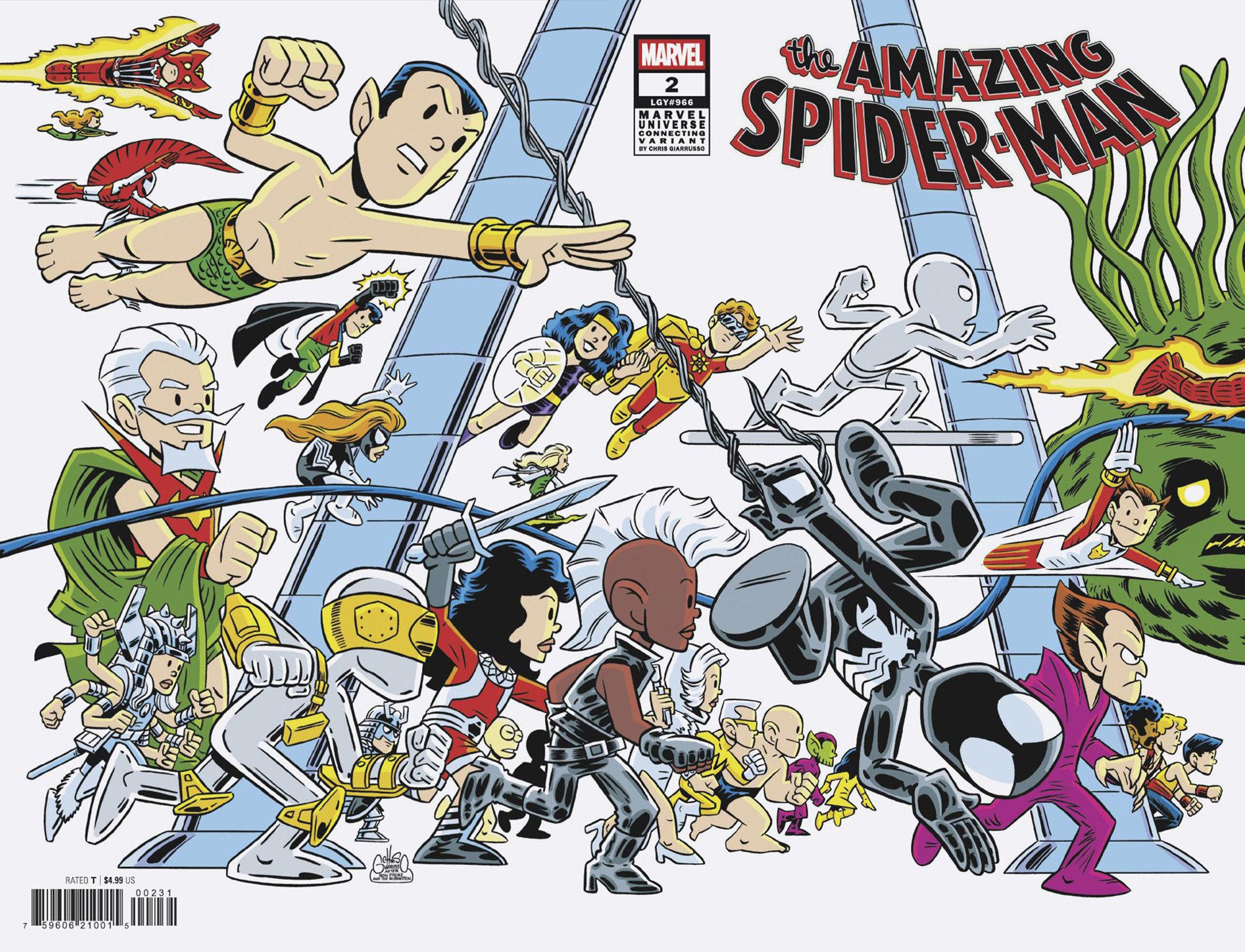 Amazing Spider-Man #2 Chris Giarrusso Marvel Universe Connecting Wrap Variant L