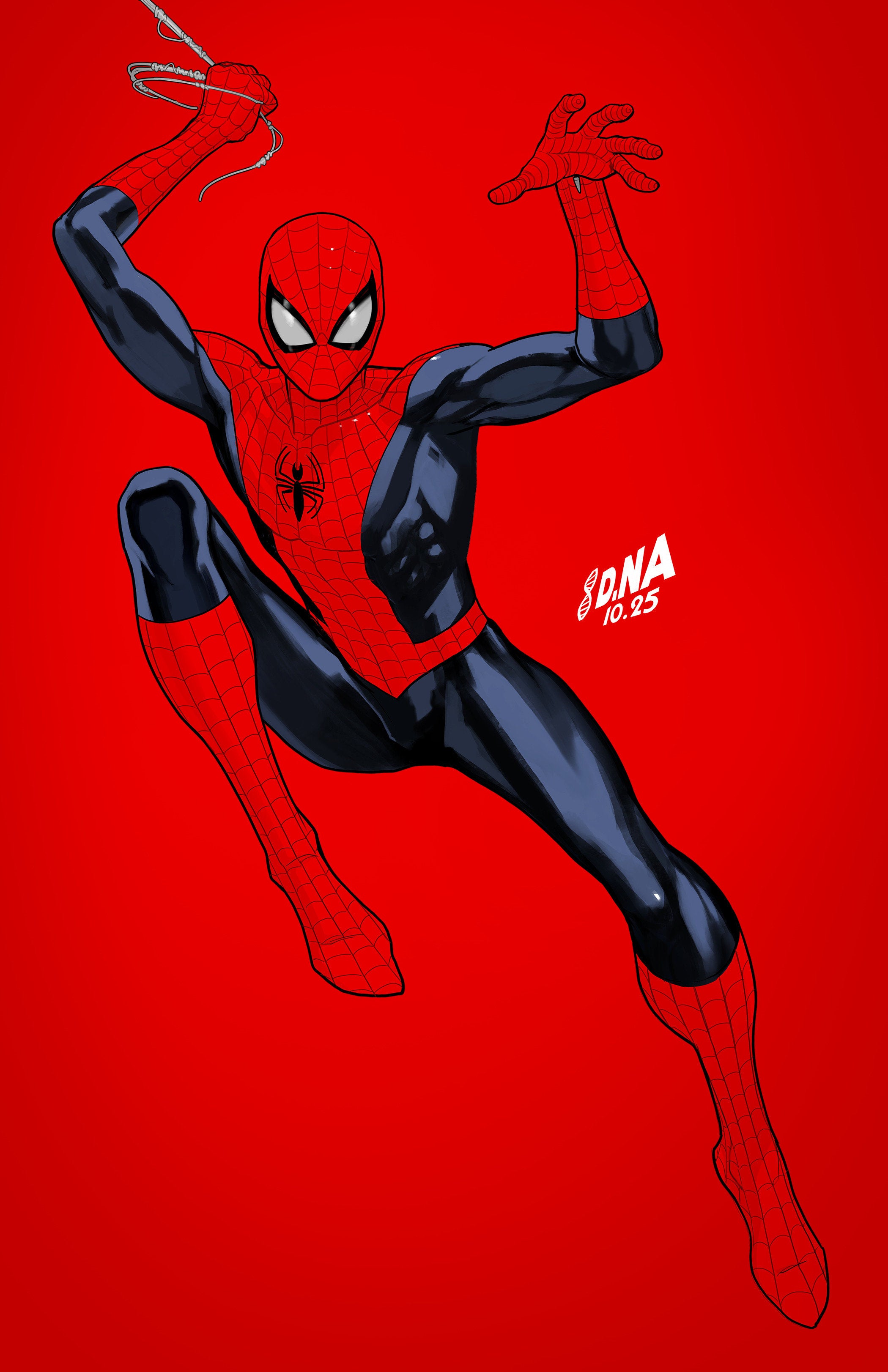 Amazing Spider-Man #21 50 Copy David Nakayama Color Block Red Full Art Variant