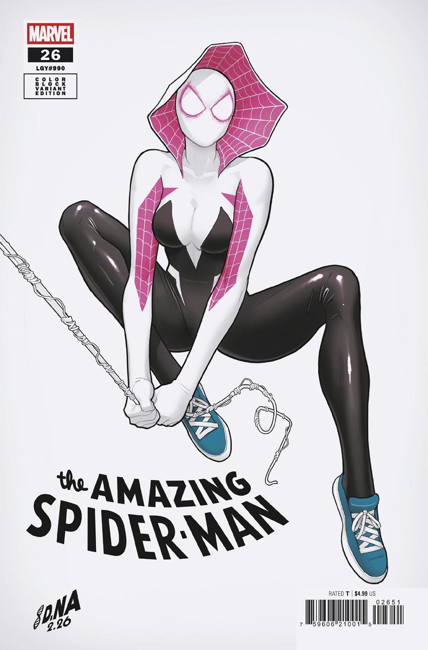 Amazing Spider-Man #26 David Nakayama Color Block White Variant