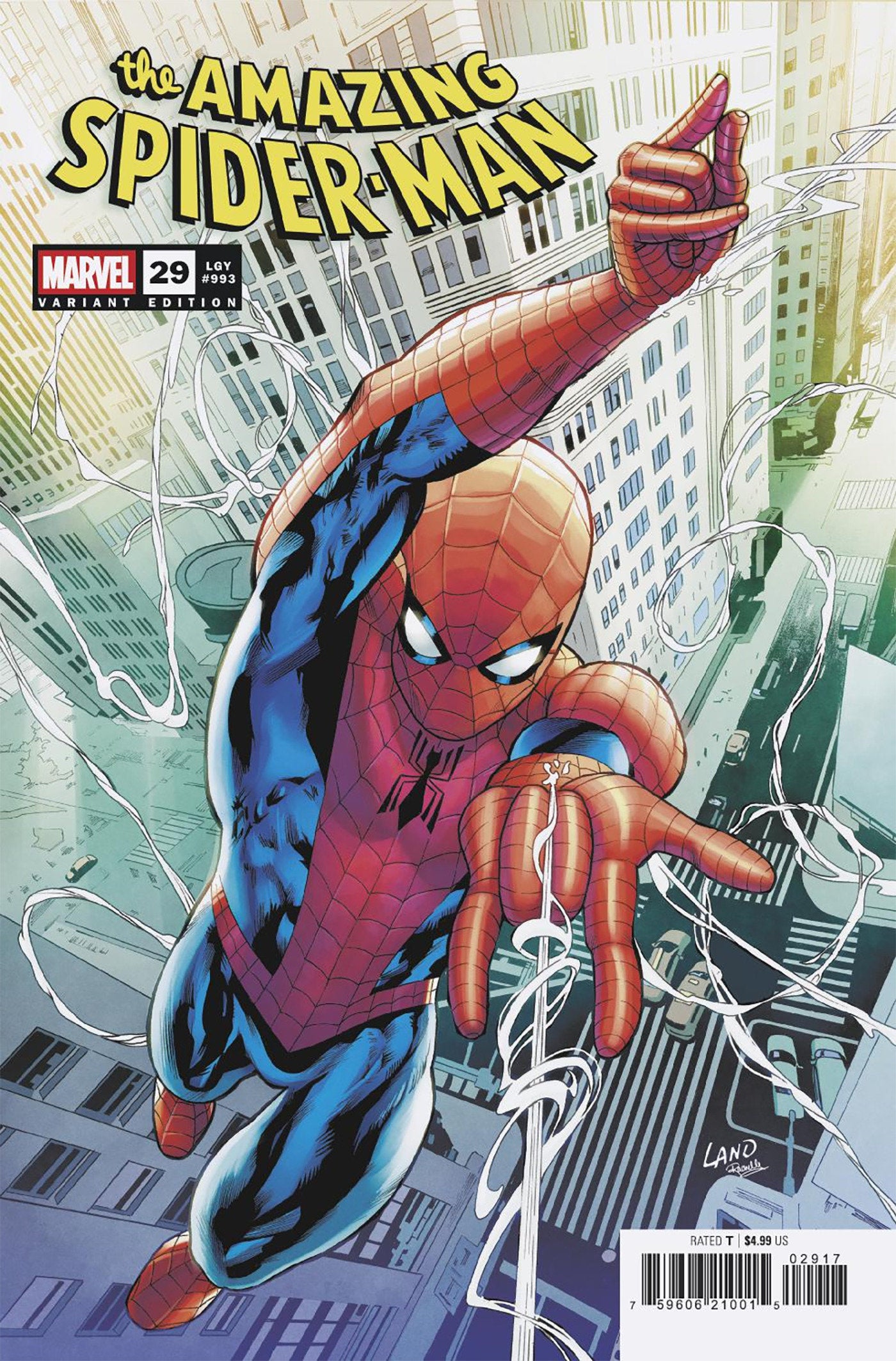 Amazing Spider-Man #29 Greg Land 25 Copy Variant